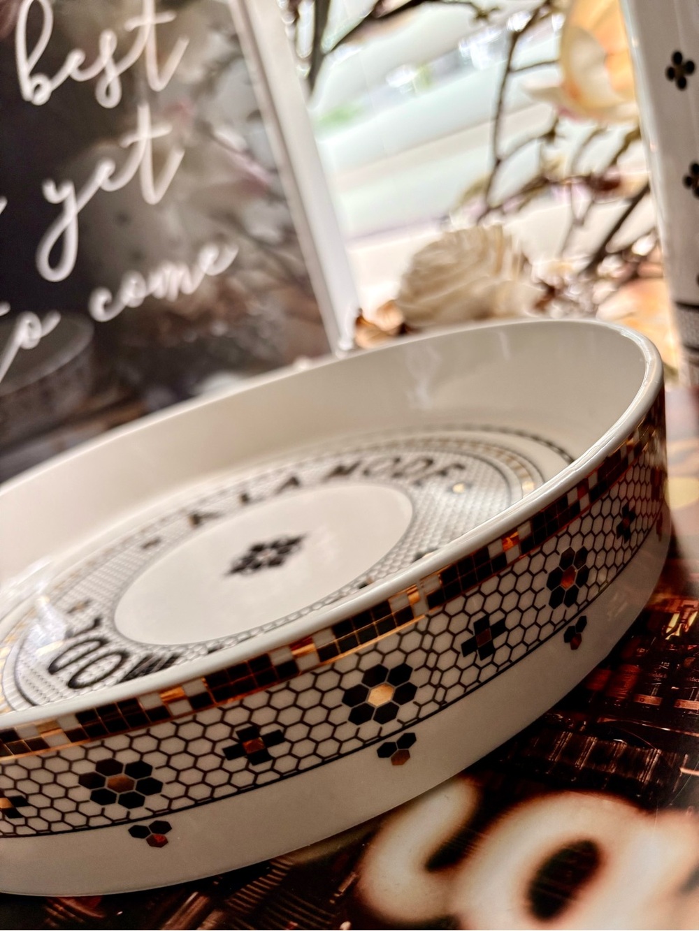 NWT Anthropologie Bistro Tile Pie Dish - Picture 10 of 13